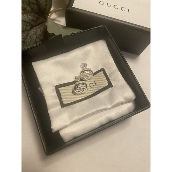 signature Sterling silver earrings/ GG-E-0042